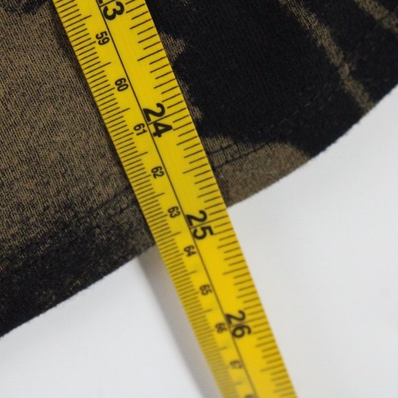 Jess & Jane Shirt Top Womens Black Long Sleeve Art All Over Print Medium M USA - Picture 8 of 8